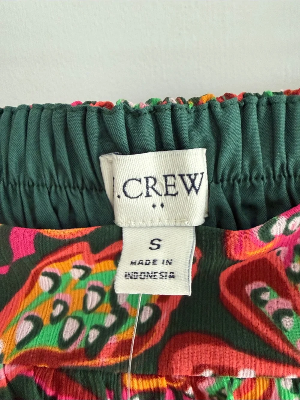 J. Crew Multicolor Floral Print Mini Skirt